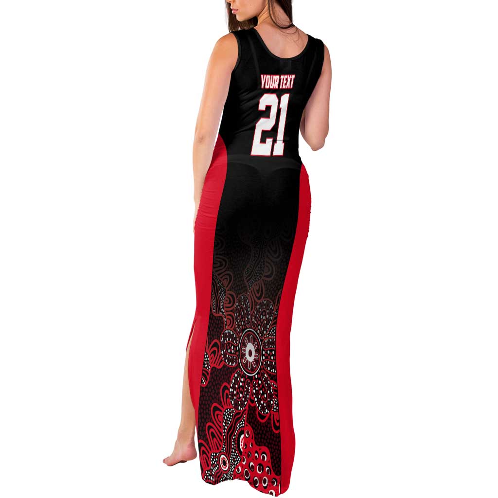 Basketball Custom Illawarra Tank Maxi Dress Simple Australian Dot Art - Aussie Hoodie
