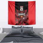 Basketball Custom Illawarra Tapestry Simple Australian Dot Art - Aussie Hoodie
