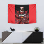 Basketball Custom Illawarra Tapestry Simple Australian Dot Art - Aussie Hoodie