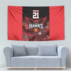 Basketball Custom Illawarra Tapestry Simple Australian Dot Art - Aussie Hoodie