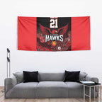 Basketball Custom Illawarra Tapestry Simple Australian Dot Art - Aussie Hoodie