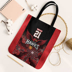 Basketball Custom Illawarra Tote Bag Simple Australian Dot Art - Aussie Hoodie