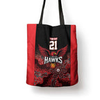 Basketball Custom Illawarra Tote Bag Simple Australian Dot Art - Aussie Hoodie