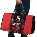 Basketball Custom Illawarra Travel Bag Simple Australian Dot Art - Aussie Hoodie
