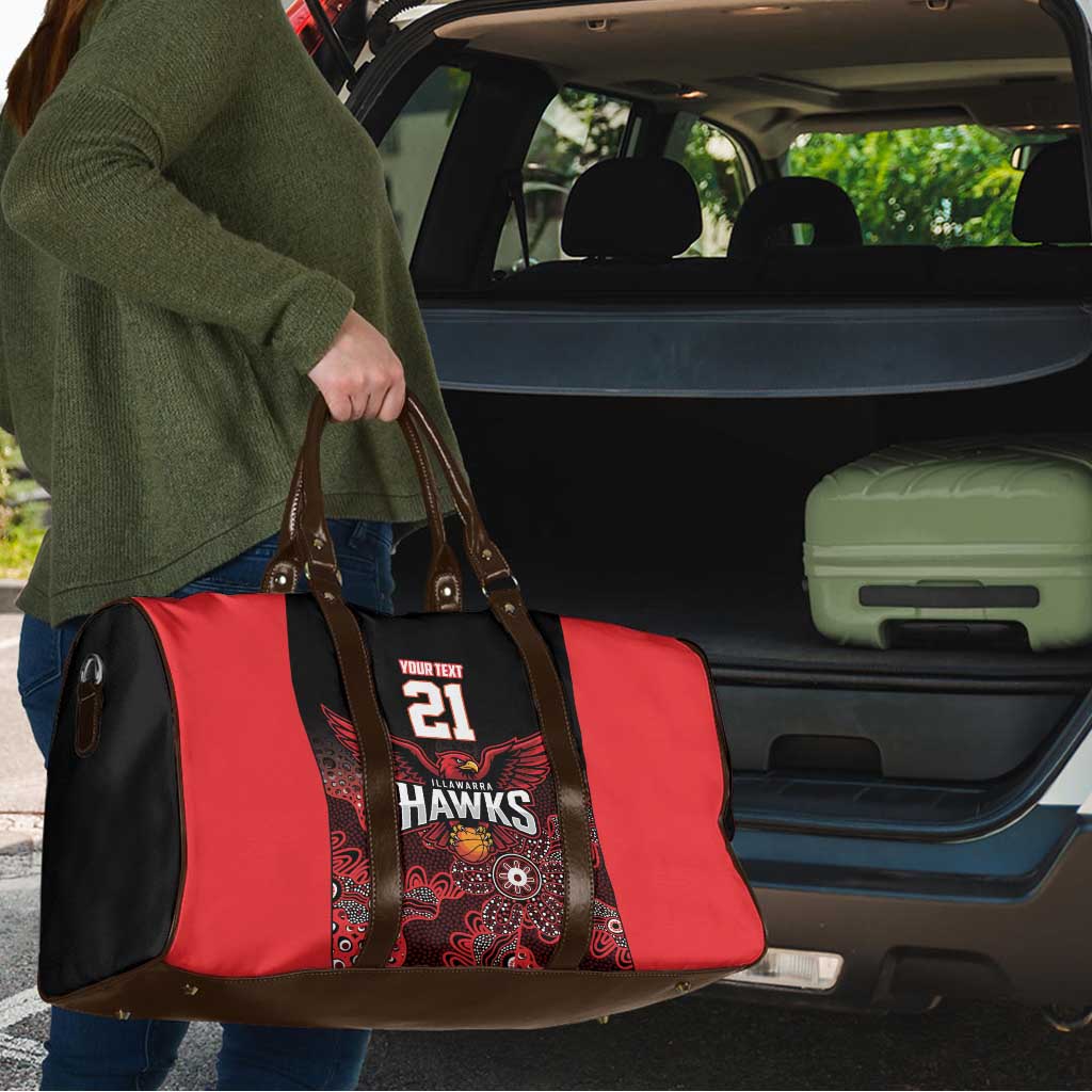 Basketball Custom Illawarra Travel Bag Simple Australian Dot Art - Aussie Hoodie