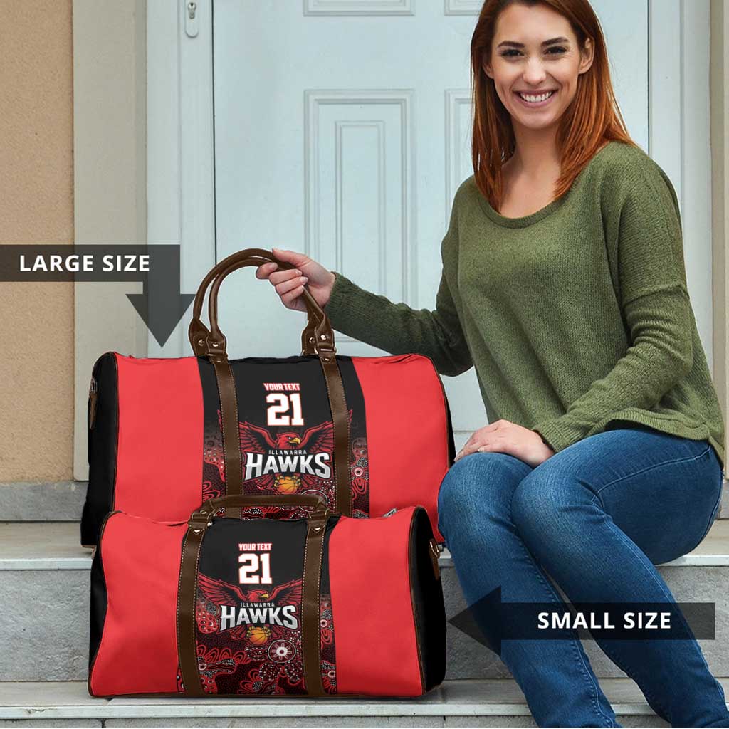 Basketball Custom Illawarra Travel Bag Simple Australian Dot Art - Aussie Hoodie