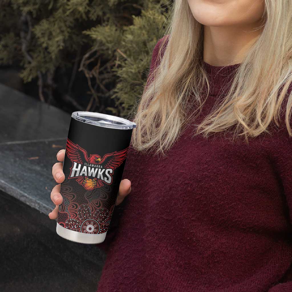 Basketball Custom Illawarra Tumbler Cup Simple Australian Dot Art - Aussie Hoodie