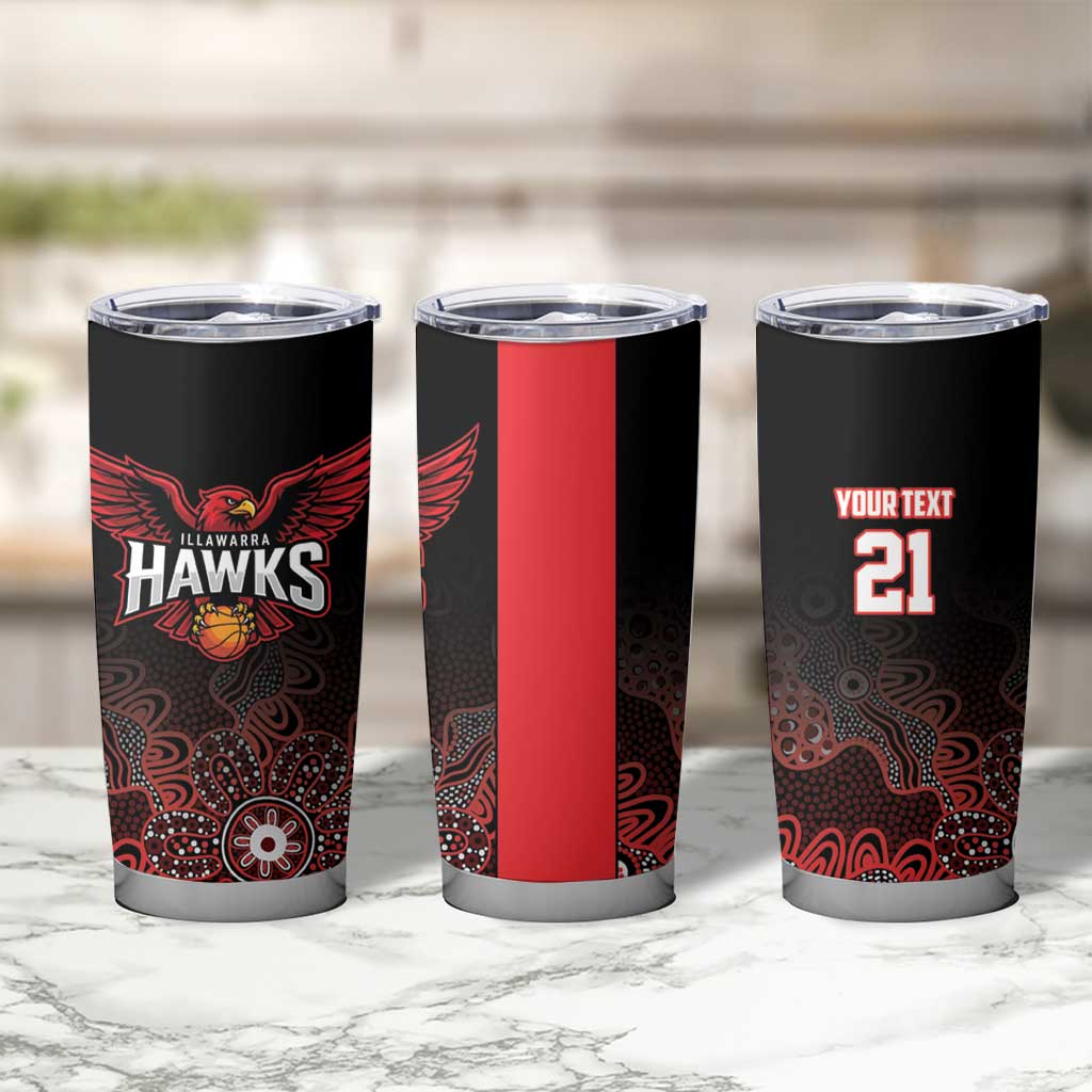 Basketball Custom Illawarra Tumbler Cup Simple Australian Dot Art - Aussie Hoodie