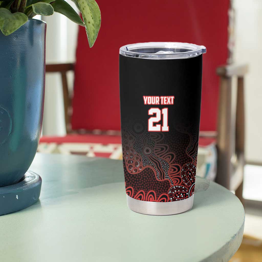 Basketball Custom Illawarra Tumbler Cup Simple Australian Dot Art - Aussie Hoodie