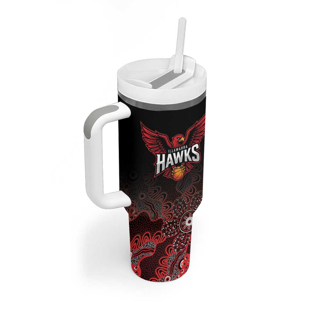 Basketball Custom Illawarra Tumbler With Handle Simple Australian Dot Art - Aussie Hoodie