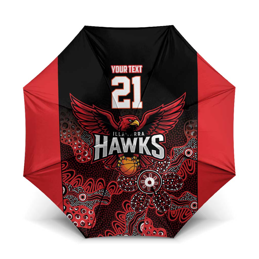 Basketball Custom Illawarra Umbrella Simple Australian Dot Art - Aussie Hoodie