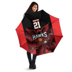 Basketball Custom Illawarra Umbrella Simple Australian Dot Art - Aussie Hoodie