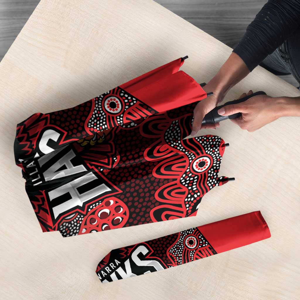 Basketball Custom Illawarra Umbrella Simple Australian Dot Art - Aussie Hoodie