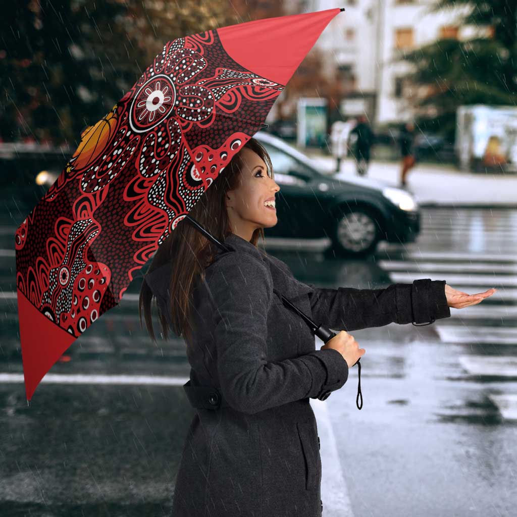 Basketball Custom Illawarra Umbrella Simple Australian Dot Art - Aussie Hoodie