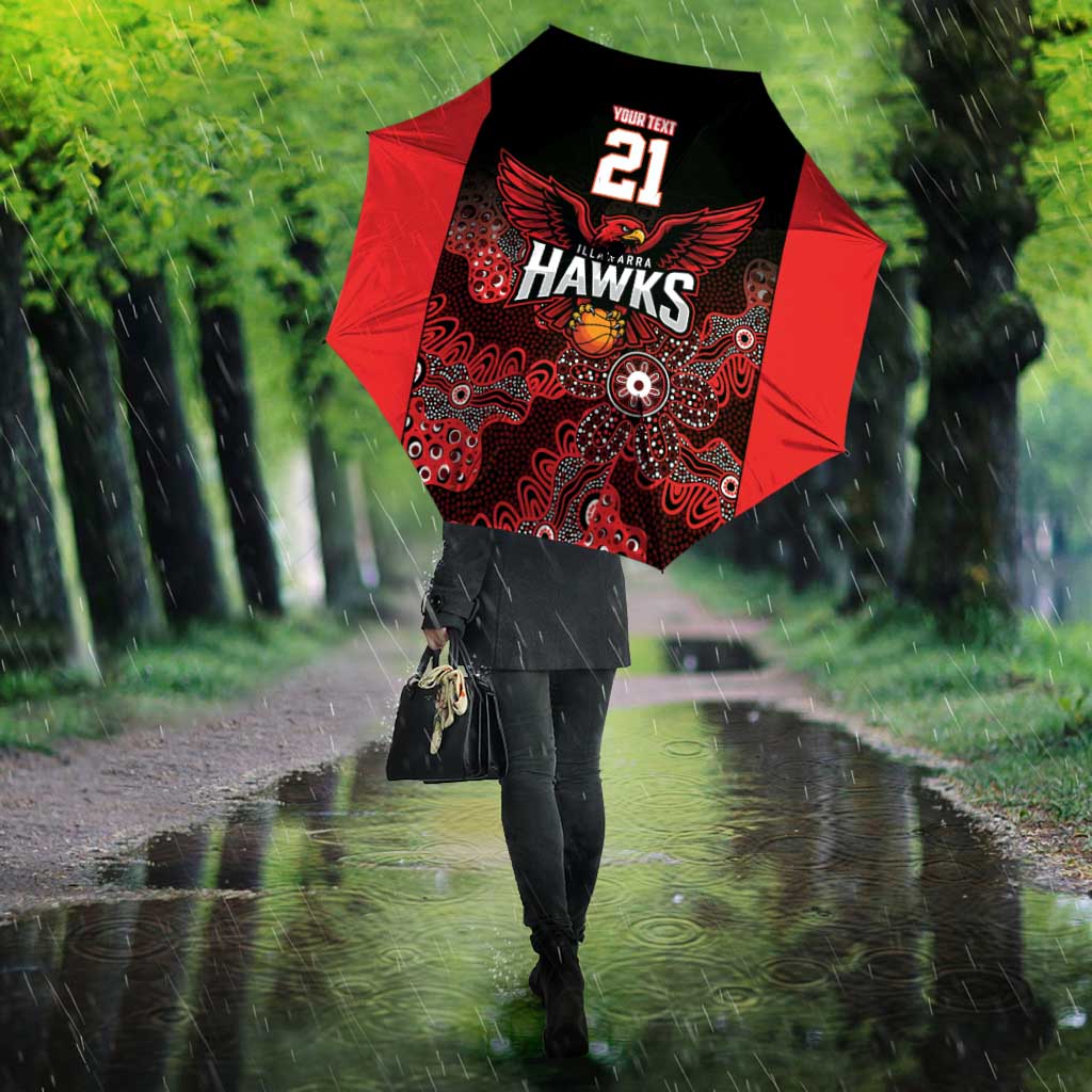 Basketball Custom Illawarra Umbrella Simple Australian Dot Art - Aussie Hoodie