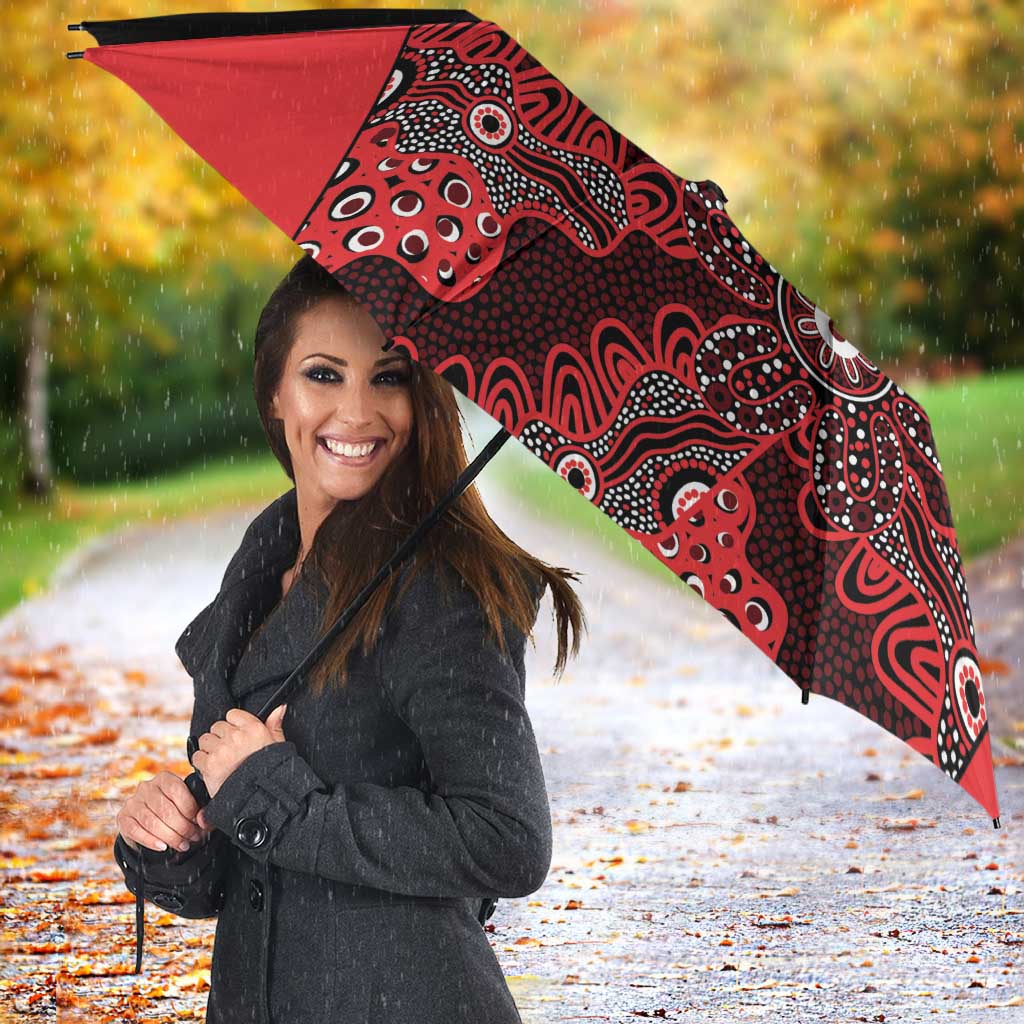 Basketball Custom Illawarra Umbrella Simple Australian Dot Art - Aussie Hoodie