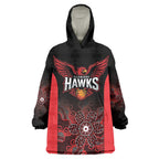 Basketball Custom Illawarra Wearable Blanket Hoodie Simple Australian Dot Art - Aussie Hoodie