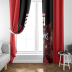 Basketball Custom Illawarra Window Curtain Simple Australian Dot Art - Aussie Hoodie