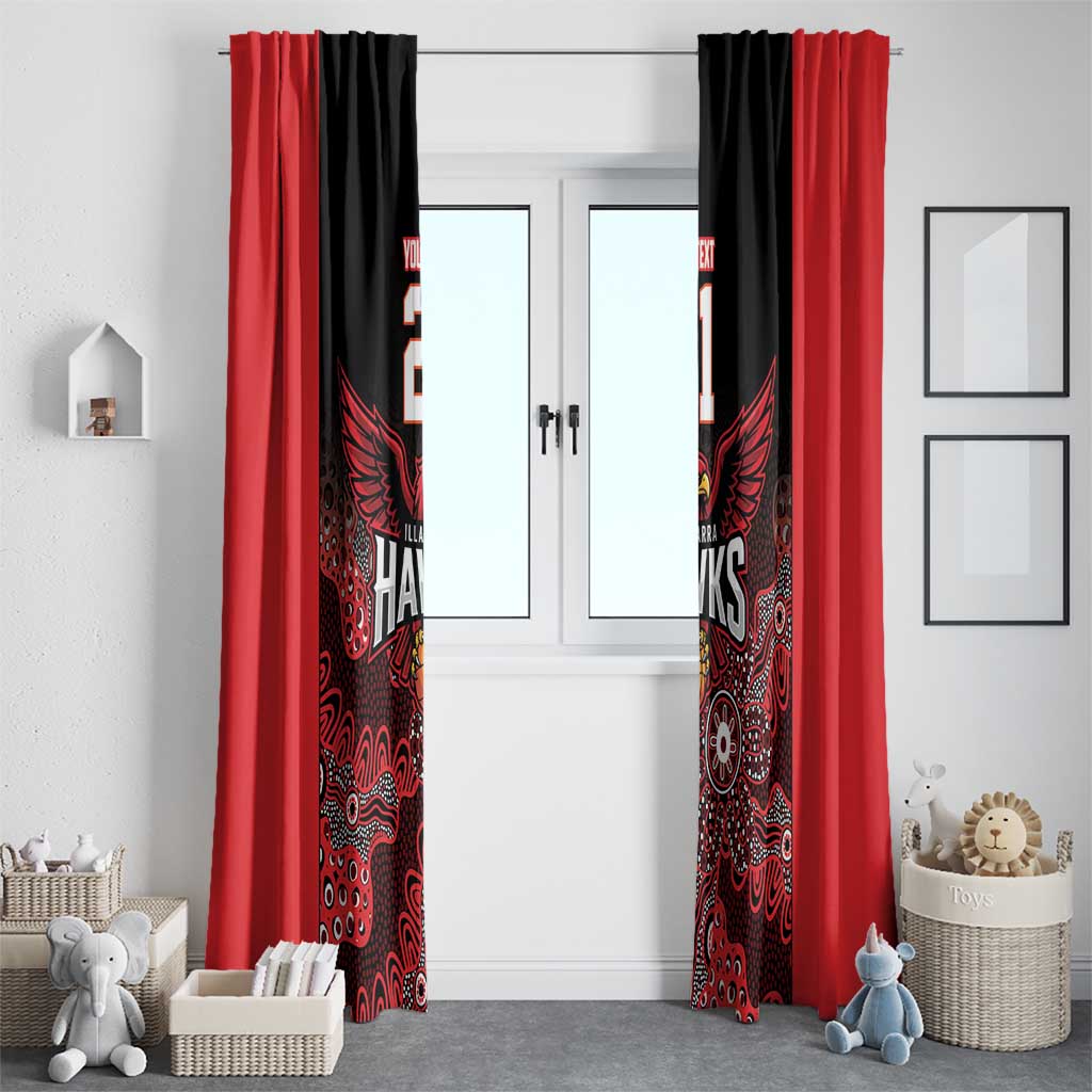 Basketball Custom Illawarra Window Curtain Simple Australian Dot Art - Aussie Hoodie