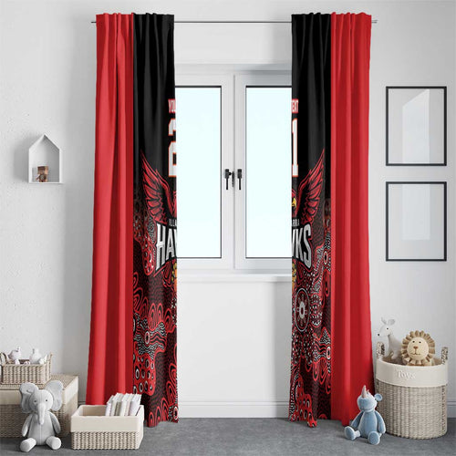 Basketball Custom Illawarra Window Curtain Simple Australian Dot Art - Aussie Hoodie