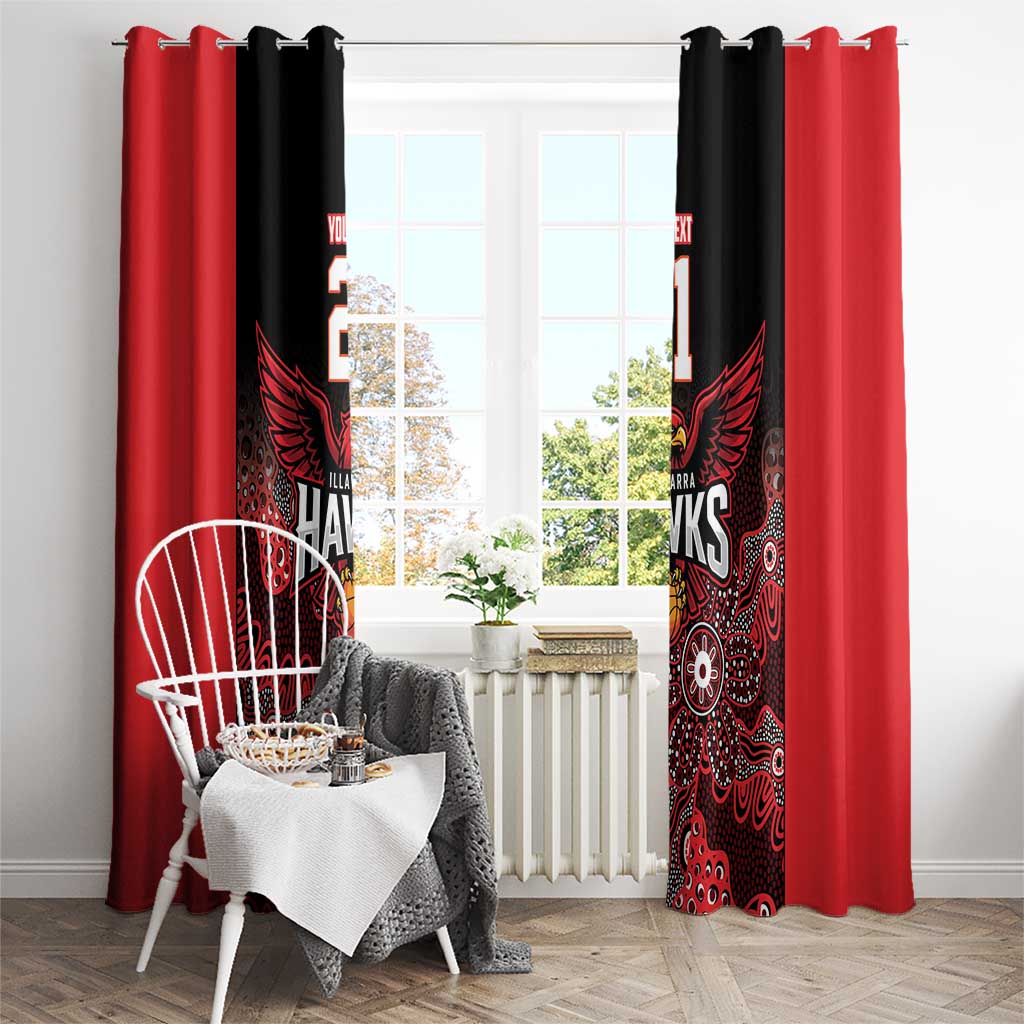 Basketball Custom Illawarra Window Curtain Simple Australian Dot Art - Aussie Hoodie