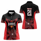 Basketball Custom Illawarra Women Polo Shirt Simple Australian Dot Art - Aussie Hoodie