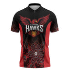 Basketball Custom Illawarra Zipper Polo Shirt Simple Australian Dot Art - Aussie Hoodie