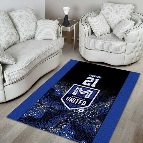 Basketball Custom Melbourne Area Rug Simple Australian Dot Art - Aussie Hoodie