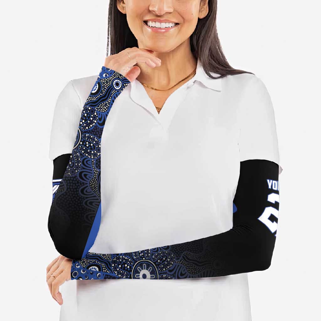 Basketball Custom Melbourne Arm Sleeves Simple Australian Dot Art - Aussie Hoodie