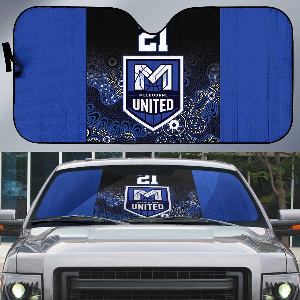 Basketball Custom Melbourne Auto Sun Shade Simple Australian Dot Art - Aussie Hoodie
