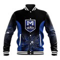 Basketball Custom Melbourne Baseball Jacket Simple Australian Dot Art - Aussie Hoodie