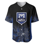 Basketball Custom Melbourne Baseball Jersey Simple Australian Dot Art - Aussie Hoodie