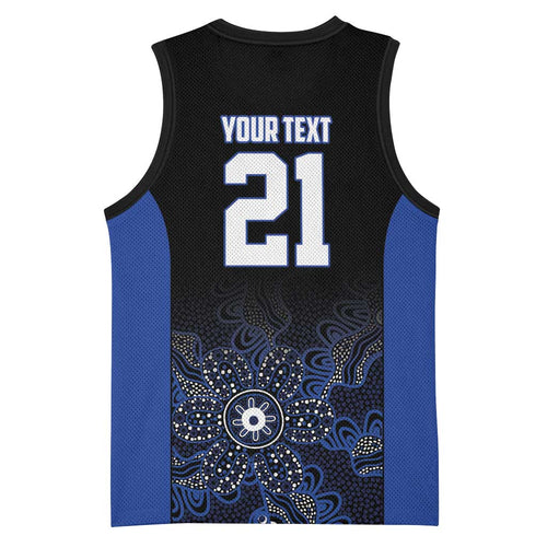 Basketball Custom Melbourne Basketball Jersey Simple Australian Dot Art - Aussie Hoodie