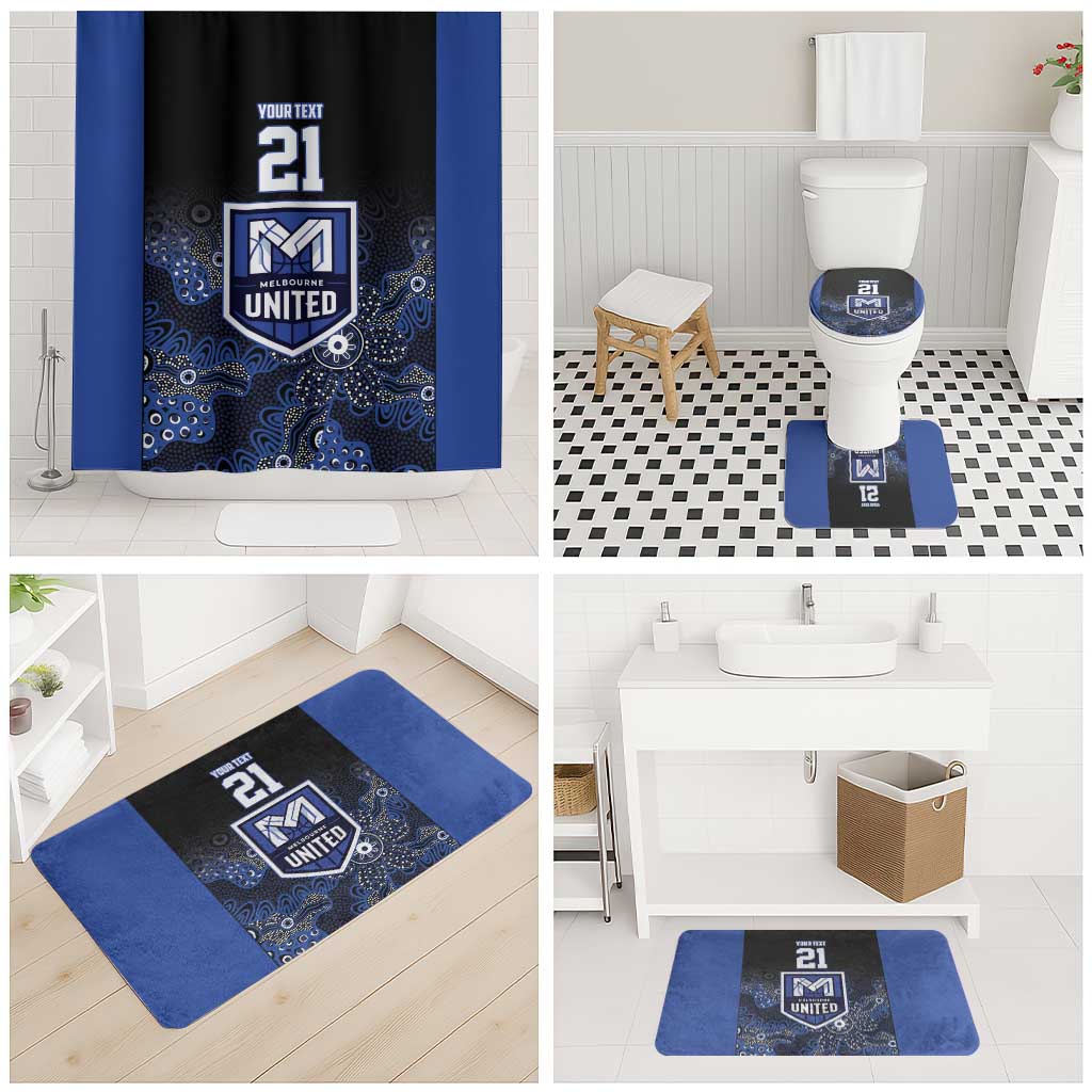 Basketball Custom Melbourne Bathroom Set Simple Australian Dot Art - Aussie Hoodie