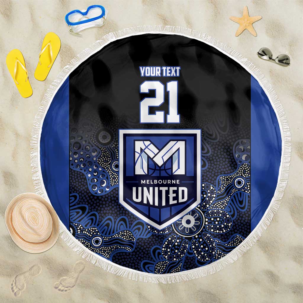 Basketball Custom Melbourne Beach Blanket Simple Australian Dot Art - Aussie Hoodie
