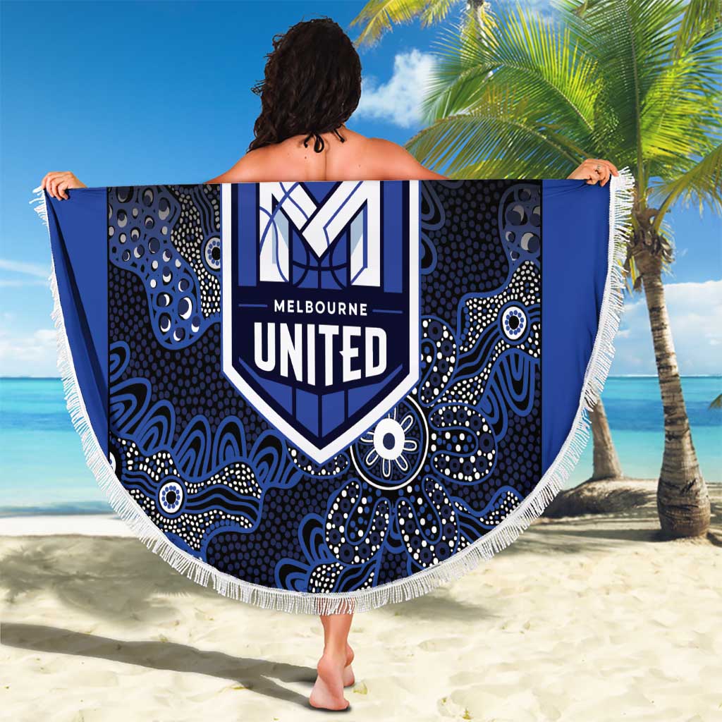 Basketball Custom Melbourne Beach Blanket Simple Australian Dot Art - Aussie Hoodie