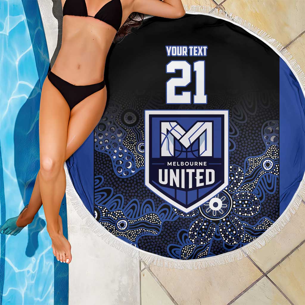 Basketball Custom Melbourne Beach Blanket Simple Australian Dot Art - Aussie Hoodie