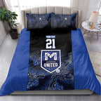 Basketball Custom Melbourne Bedding Set Simple Australian Dot Art - Aussie Hoodie