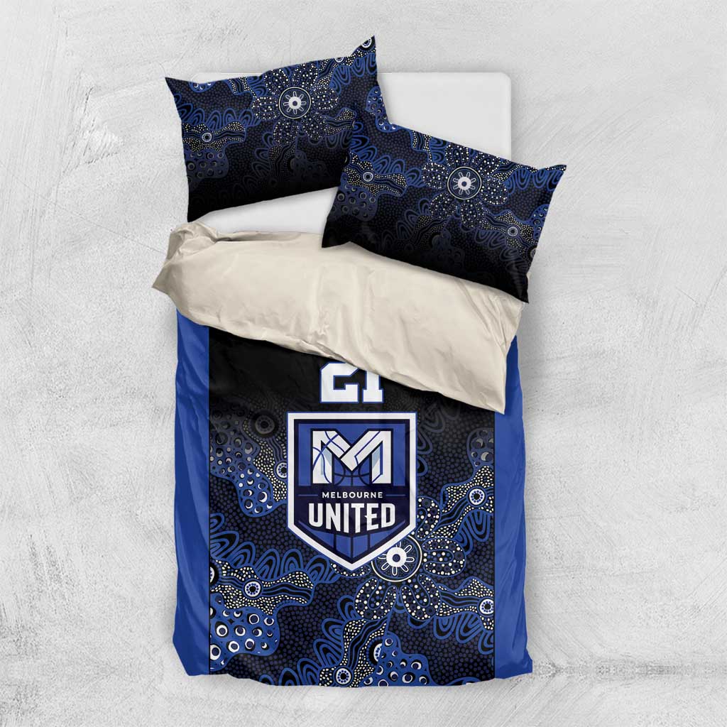 Basketball Custom Melbourne Bedding Set Simple Australian Dot Art - Aussie Hoodie