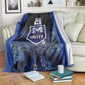 Basketball Custom Melbourne Blanket Simple Australian Dot Art - Aussie Hoodie