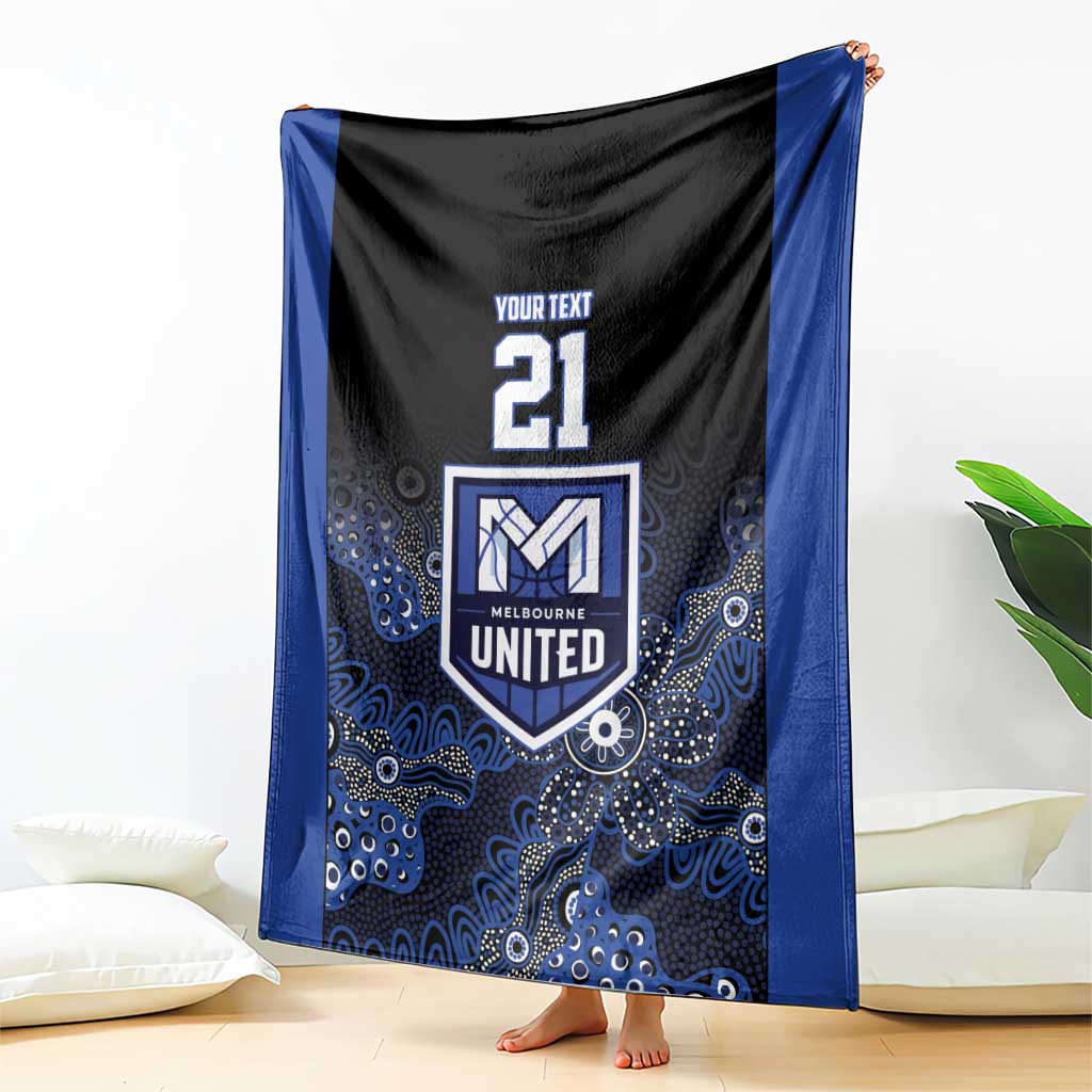 Basketball Custom Melbourne Blanket Simple Australian Dot Art - Aussie Hoodie