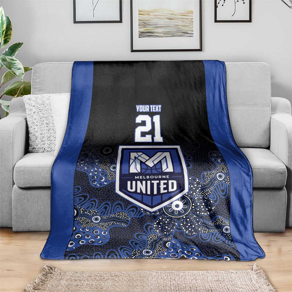 Basketball Custom Melbourne Blanket Simple Australian Dot Art - Aussie Hoodie