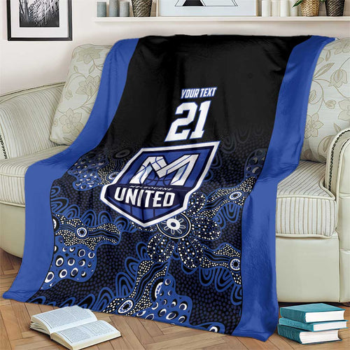 Basketball Custom Melbourne Blanket Simple Australian Dot Art - Aussie Hoodie
