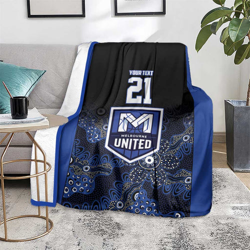 Basketball Custom Melbourne Blanket Simple Australian Dot Art - Aussie Hoodie