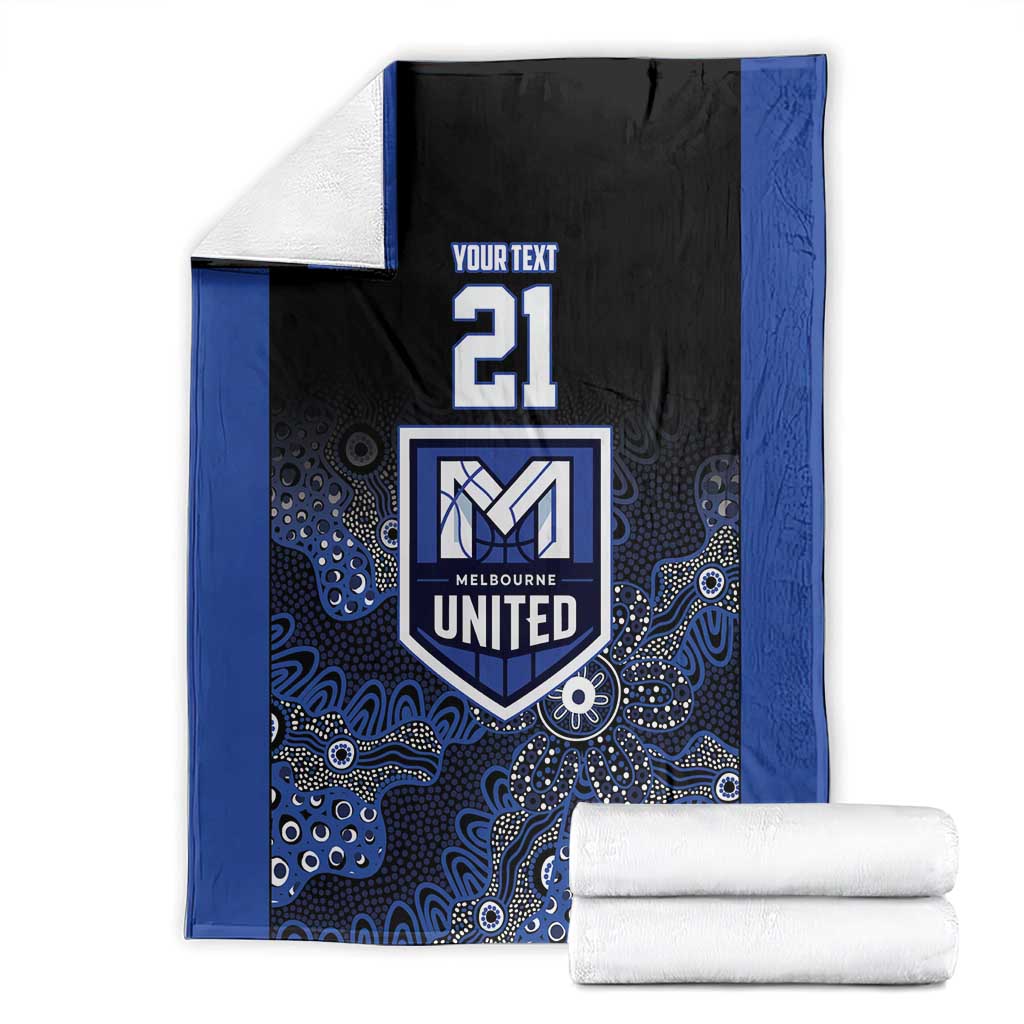 Basketball Custom Melbourne Blanket Simple Australian Dot Art - Aussie Hoodie