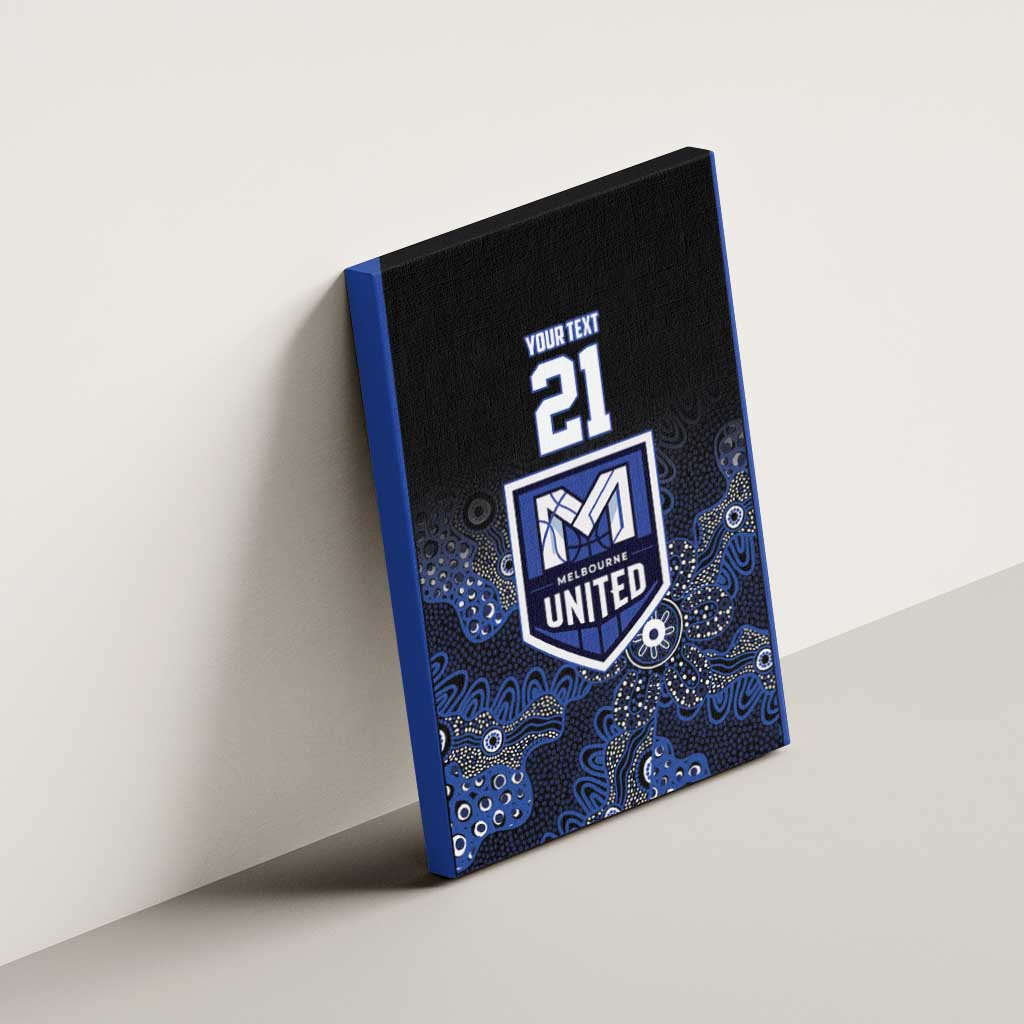 Basketball Custom Melbourne Canvas Wall Art Simple Australian Dot Art - Aussie Hoodie