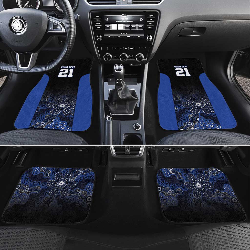 Basketball Custom Melbourne Car Mats Simple Australian Dot Art - Aussie Hoodie