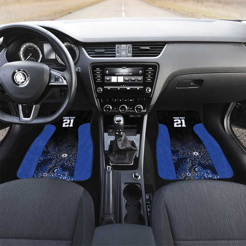 Basketball Custom Melbourne Car Mats Simple Australian Dot Art - Aussie Hoodie