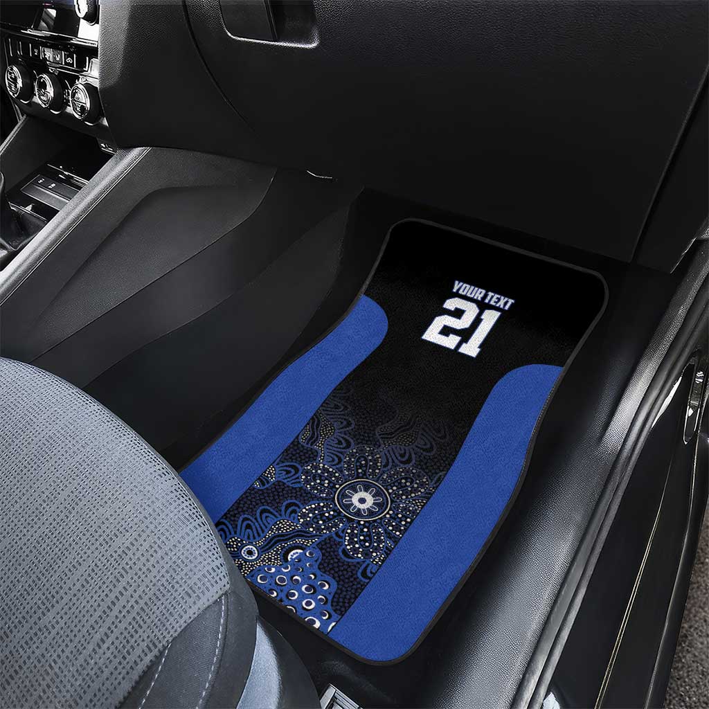 Basketball Custom Melbourne Car Mats Simple Australian Dot Art - Aussie Hoodie