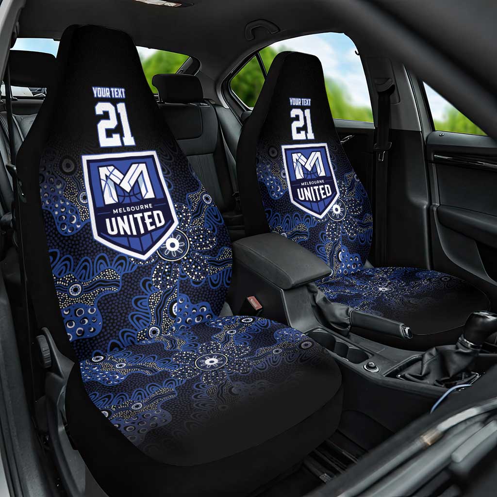 Basketball Custom Melbourne Car Seat Cover Simple Australian Dot Art - Aussie Hoodie